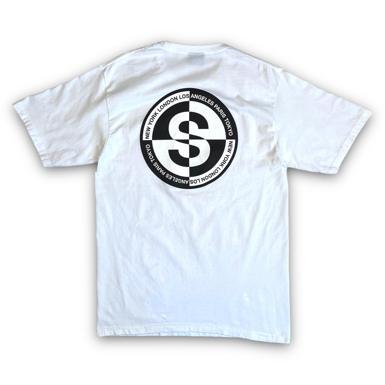 Stüssy Target White Tshirt (M) Deadstock Stüssy... Depop