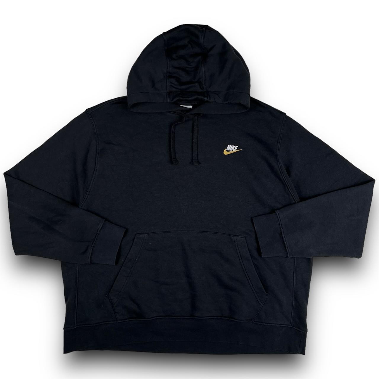 Nike Club Black Hoodie (XL) Classic Nike hoodie in... - Depop