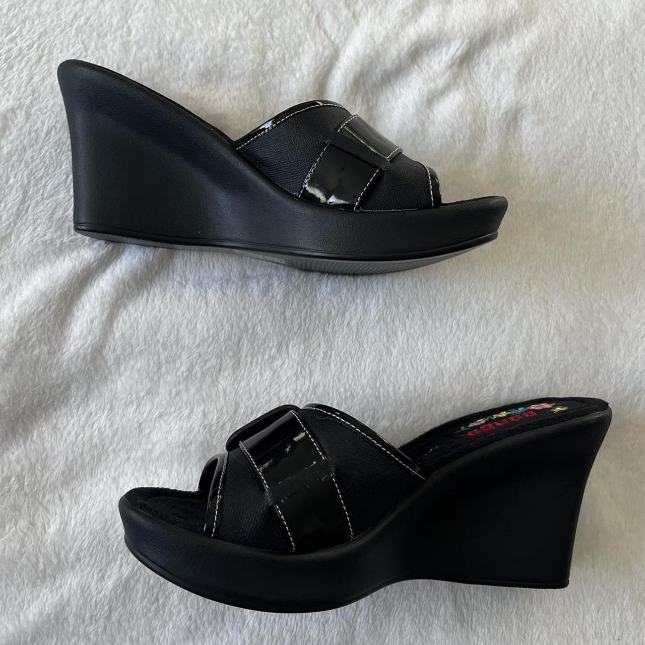 Bongo heels Made in China Size 8 In great shape!... - Depop