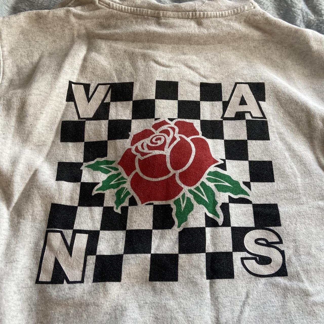 Vans sweatshirt with outlet roses