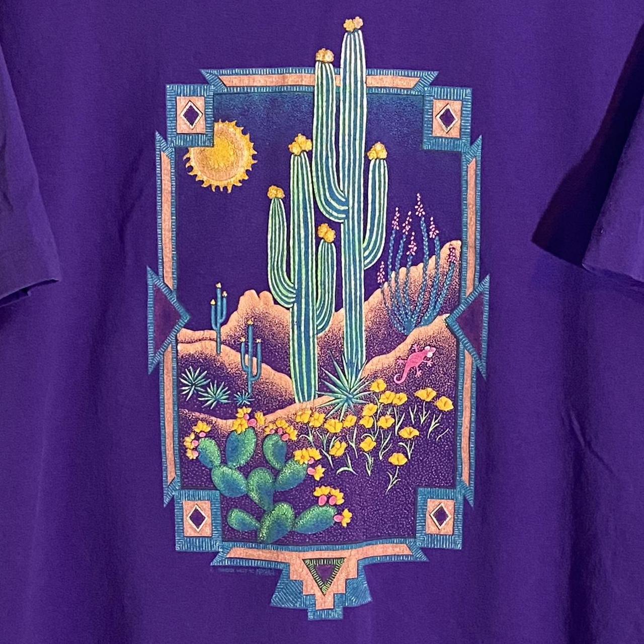 Purple T-shirt Embossed Print