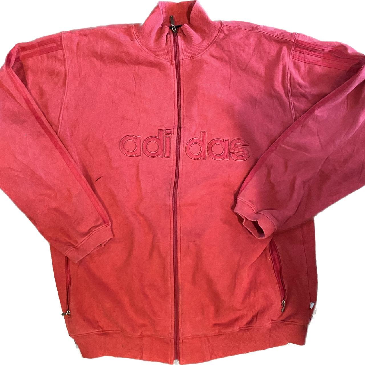 Vintage adidas turtleneck zip up Small rip on