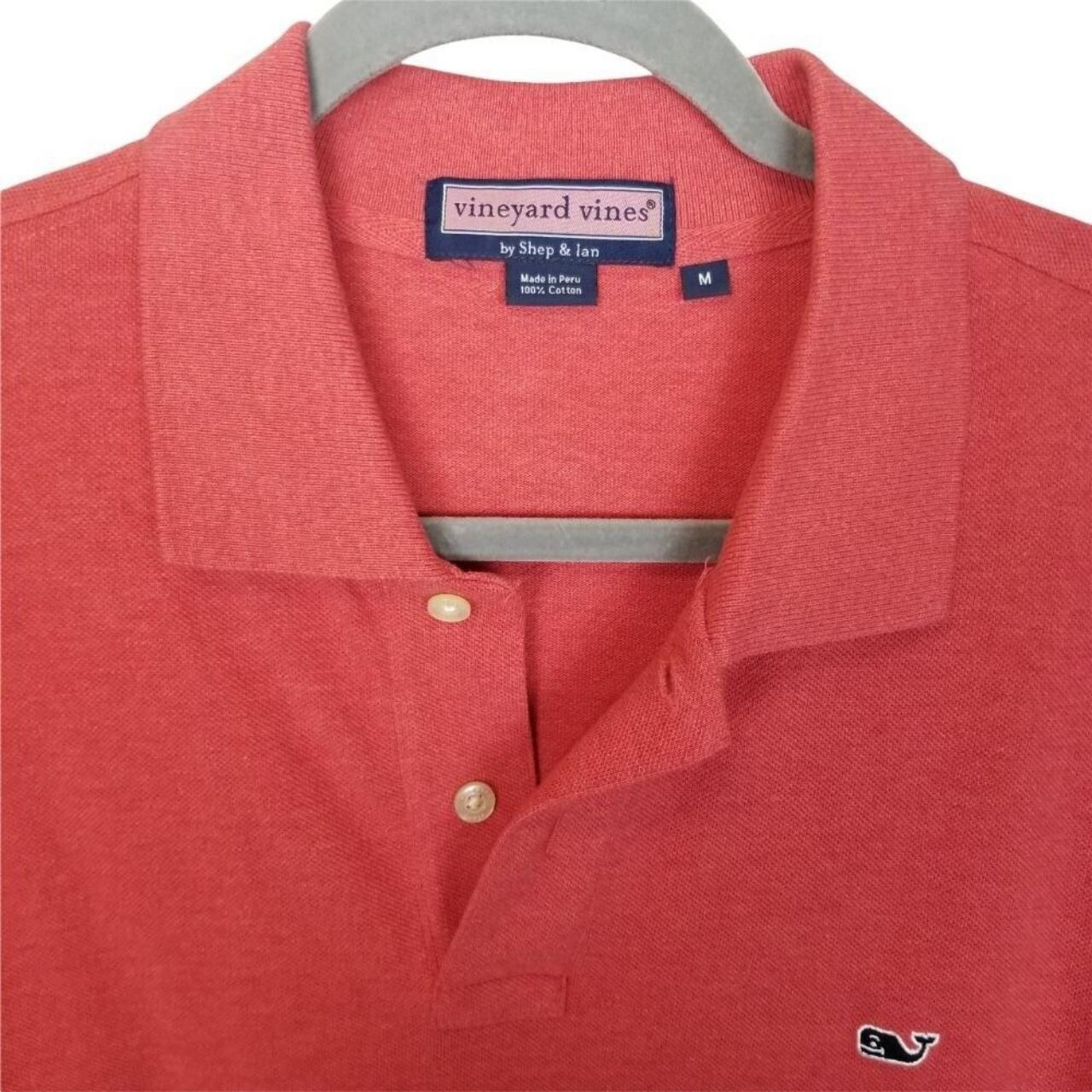 Men's VINEYARD VINES Red Boston Red Sox Polo Shirt - Depop