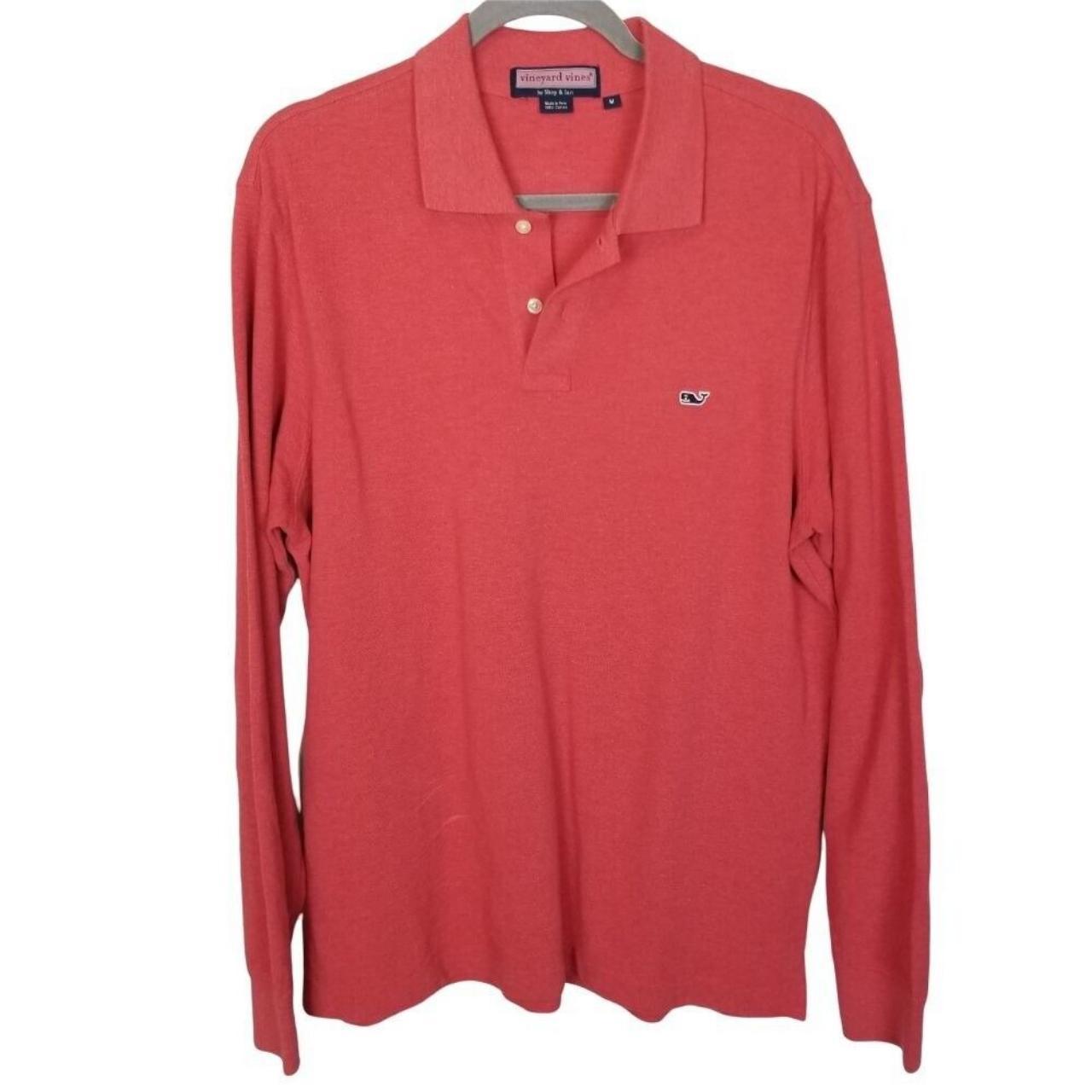 Men's VINEYARD VINES Red Boston Red Sox Polo Shirt - Depop