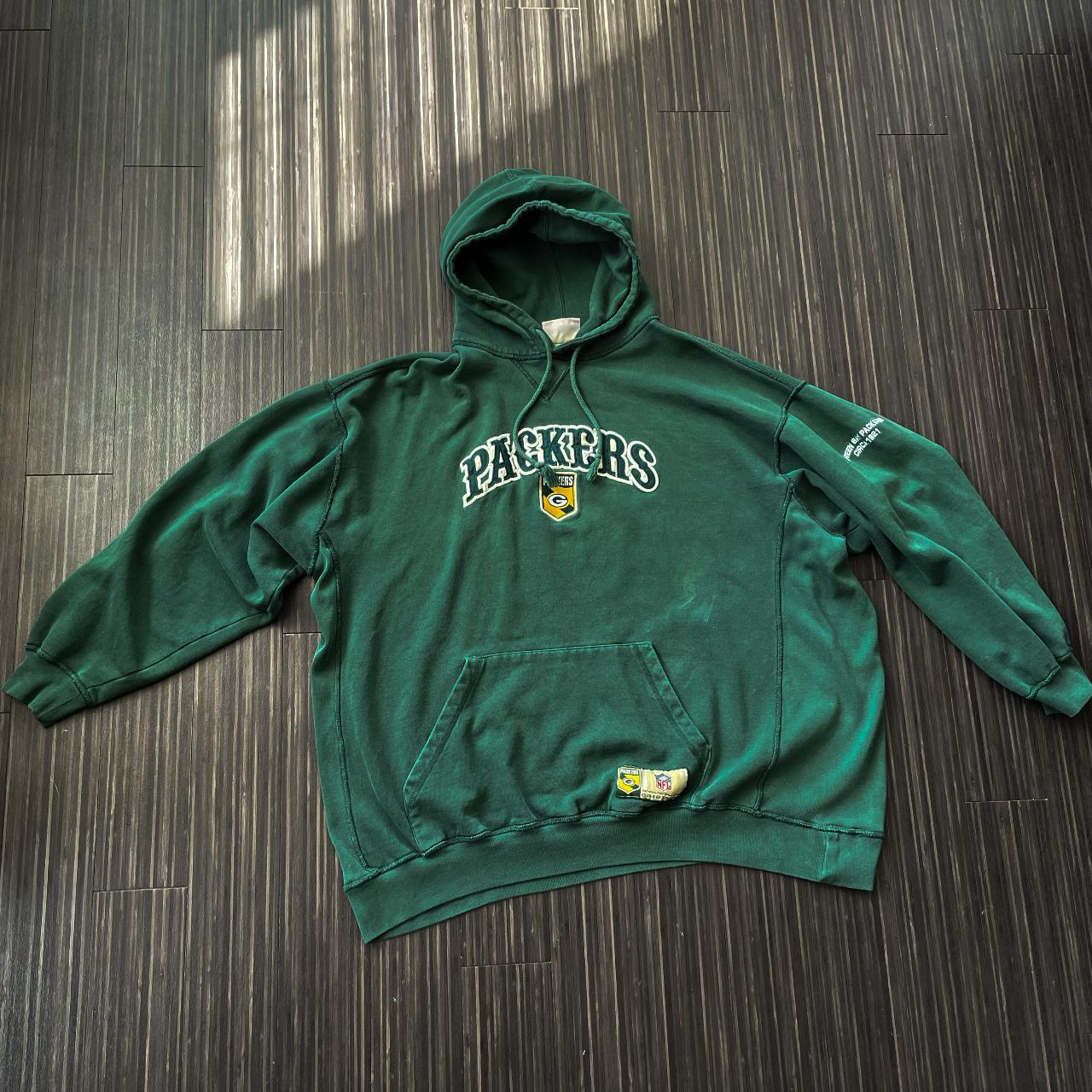 NFL Men's Green Hoodie | Depop