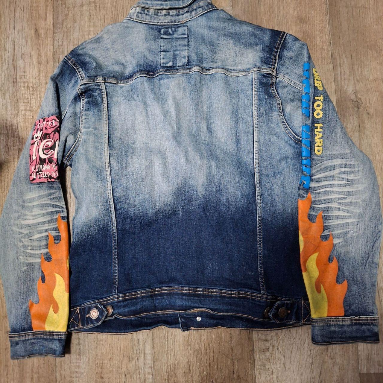 Copper Rivet Men's Bomber Jacket - Orange - M – C… - image 4