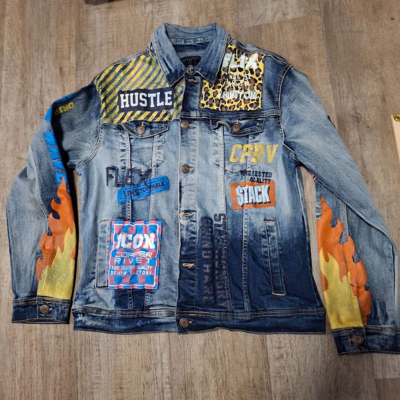 Copper Rivet Men's Bomber Jacket - Orange - M – C… - image 1