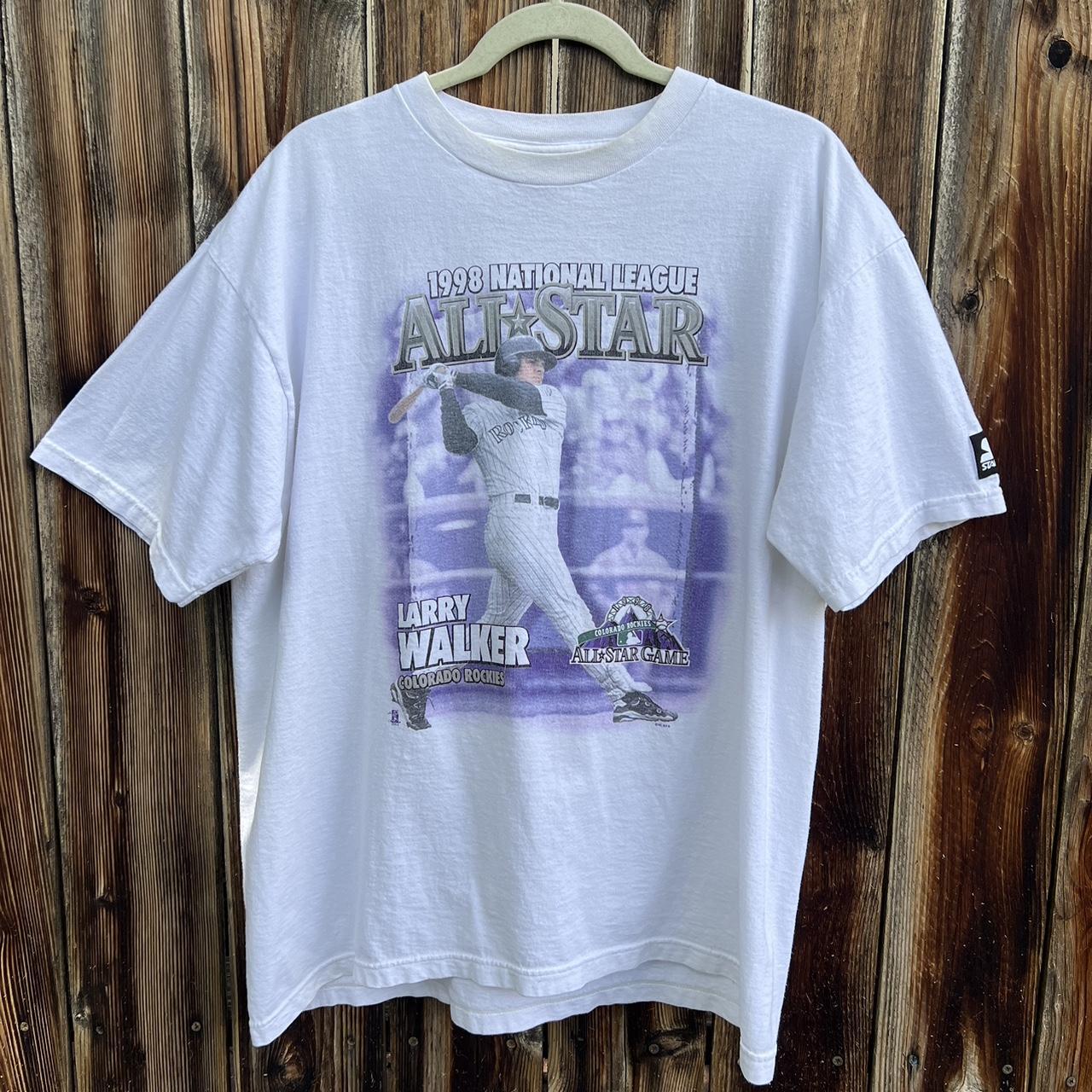 MLB, Shirts, Vintage Larry Walker Colorado Rockies Tshirt