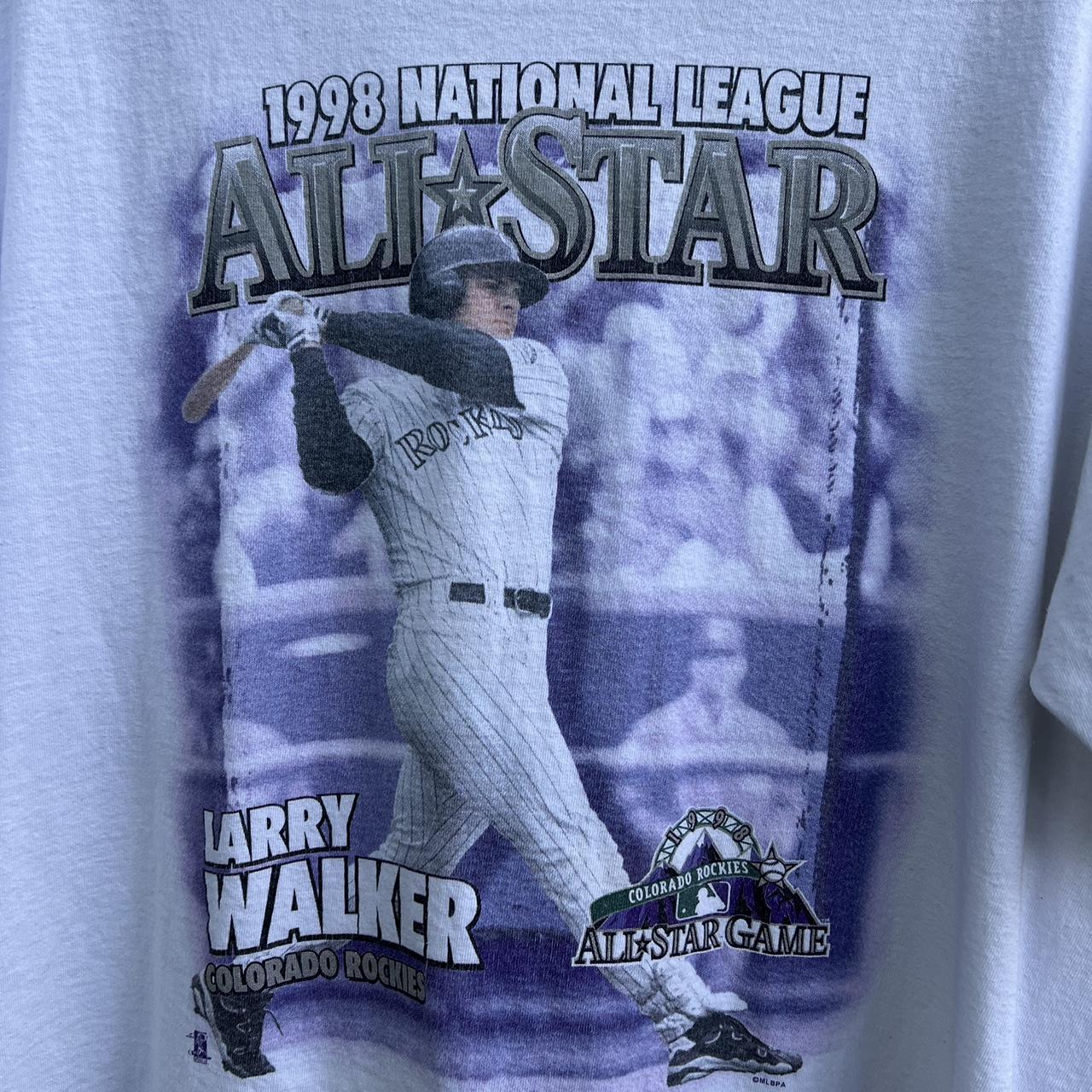 MLB, Shirts, Vintage Larry Walker Colorado Rockies Tshirt