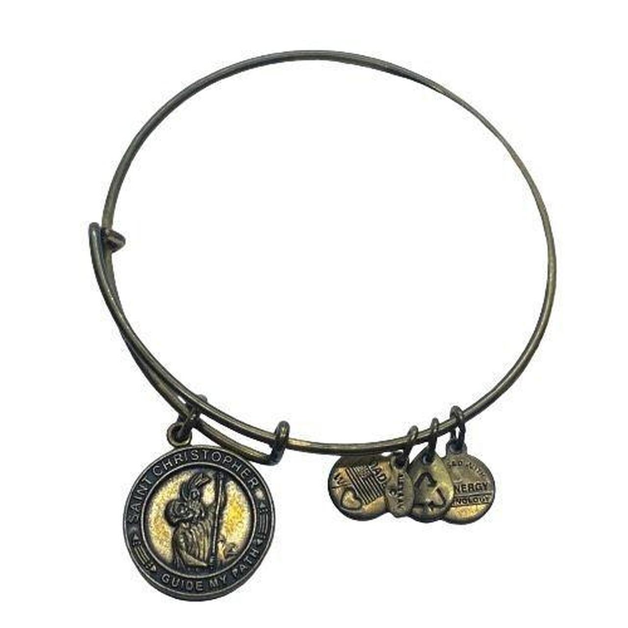 Alex and ani st store christopher bracelet