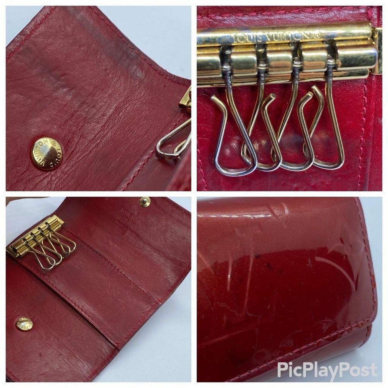 Only 86.45 usd for Louis Vuitton Dark Red Vernis Key Cles Online at the Shop