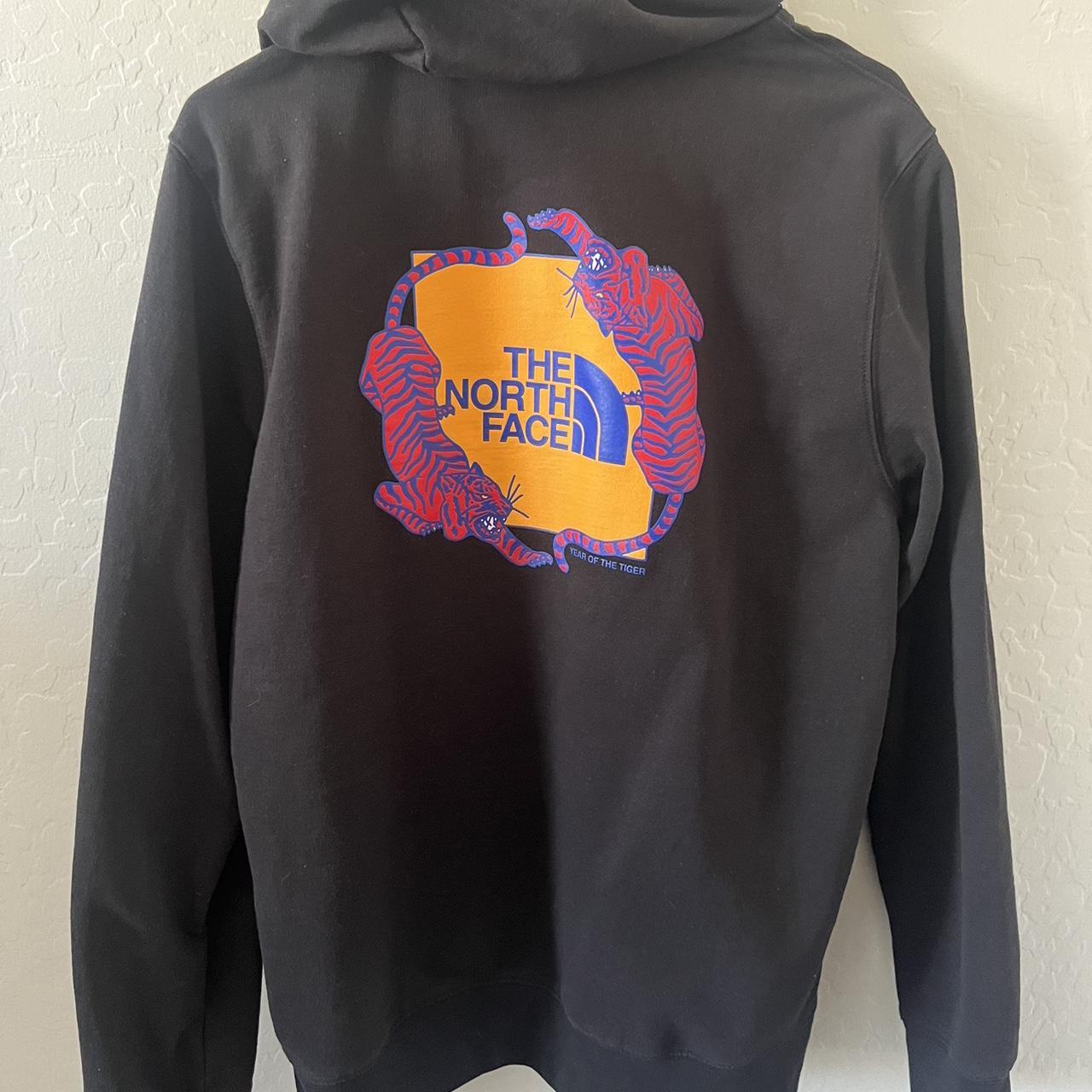 North face black and yellow hoodie hot sale