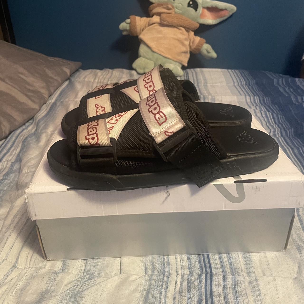 Kappa Slides Comes with box Basically Brand new Depop