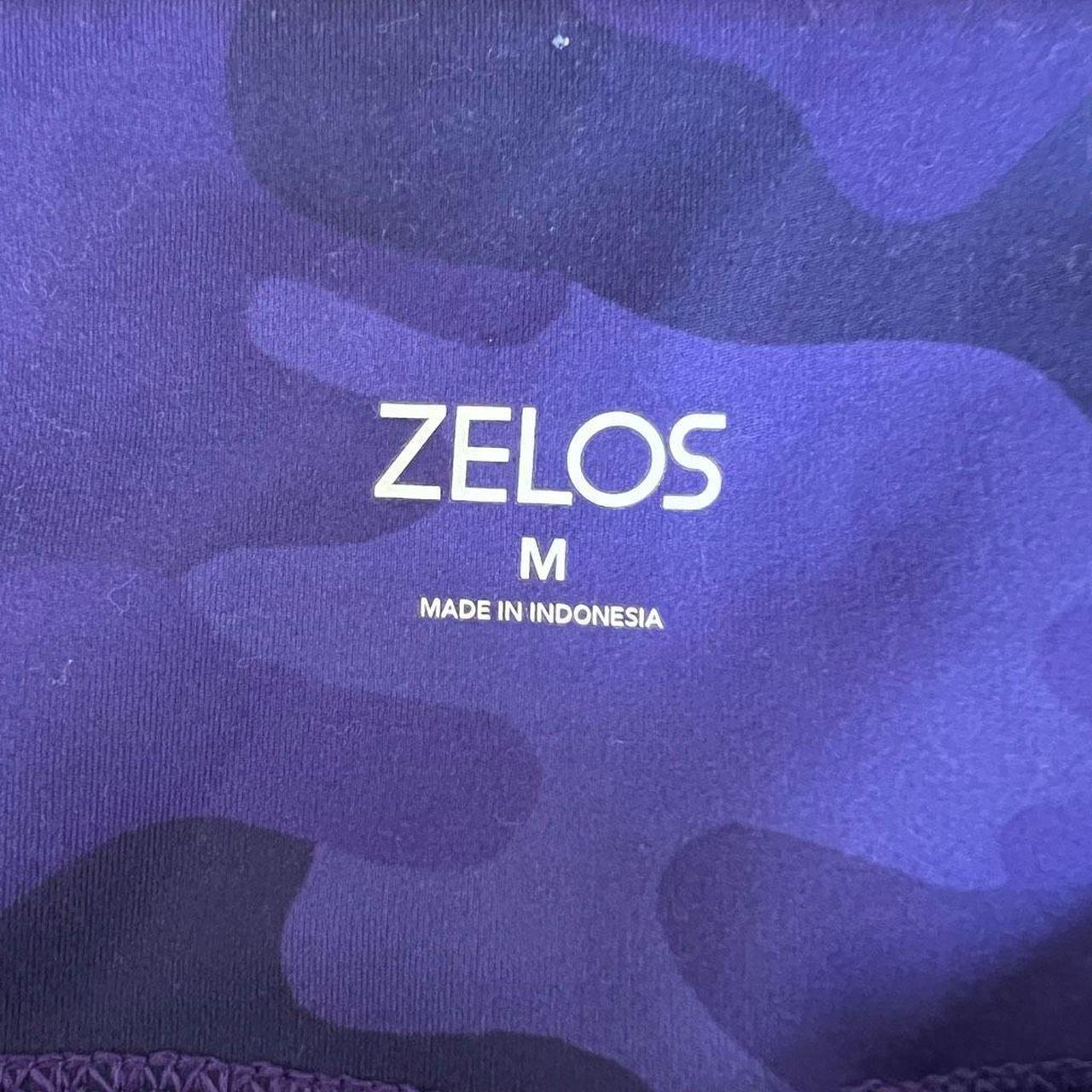 Zelos Activewear Leggings Sz. M Purple Ladies J146 - Depop