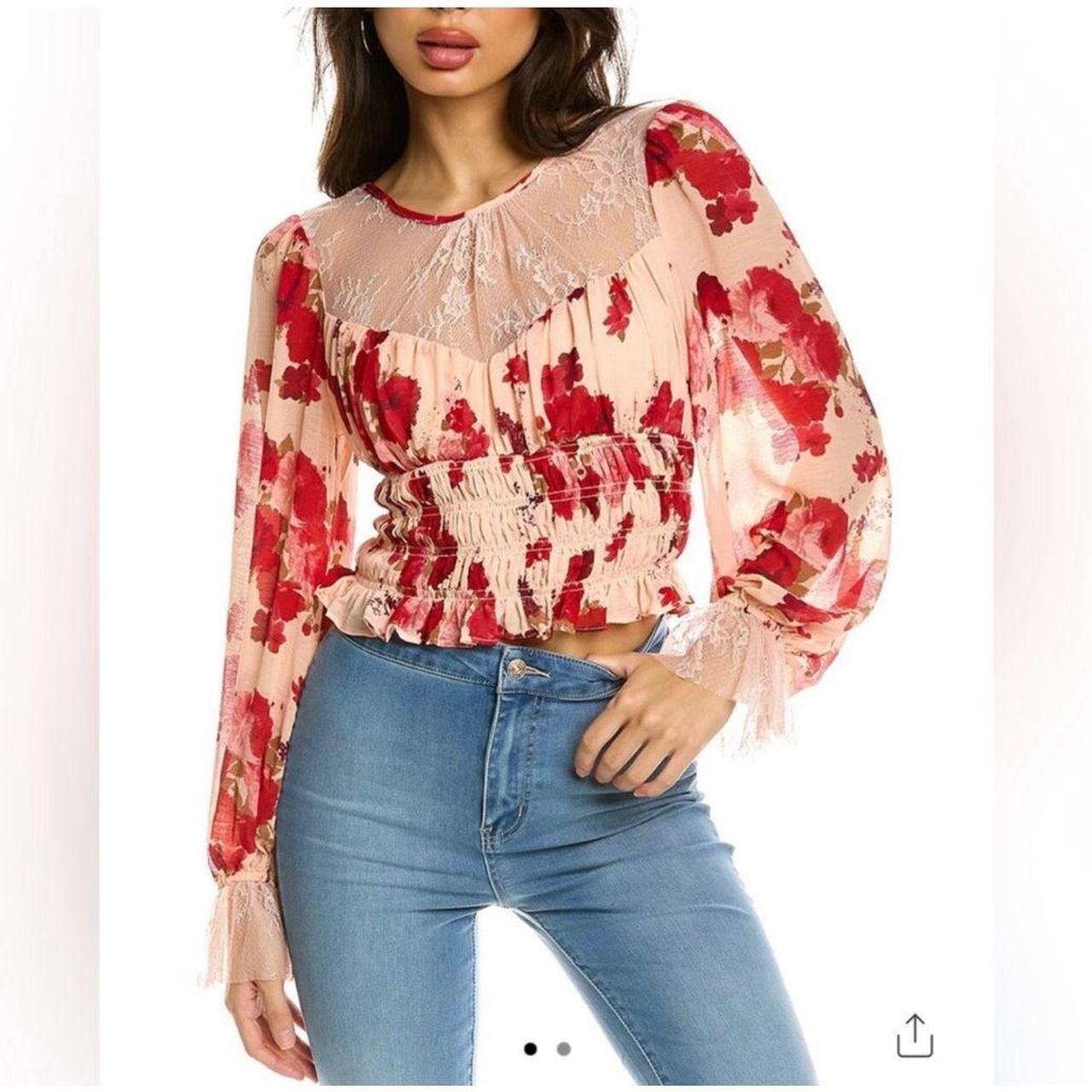 Free outlet People Daphne Blouse