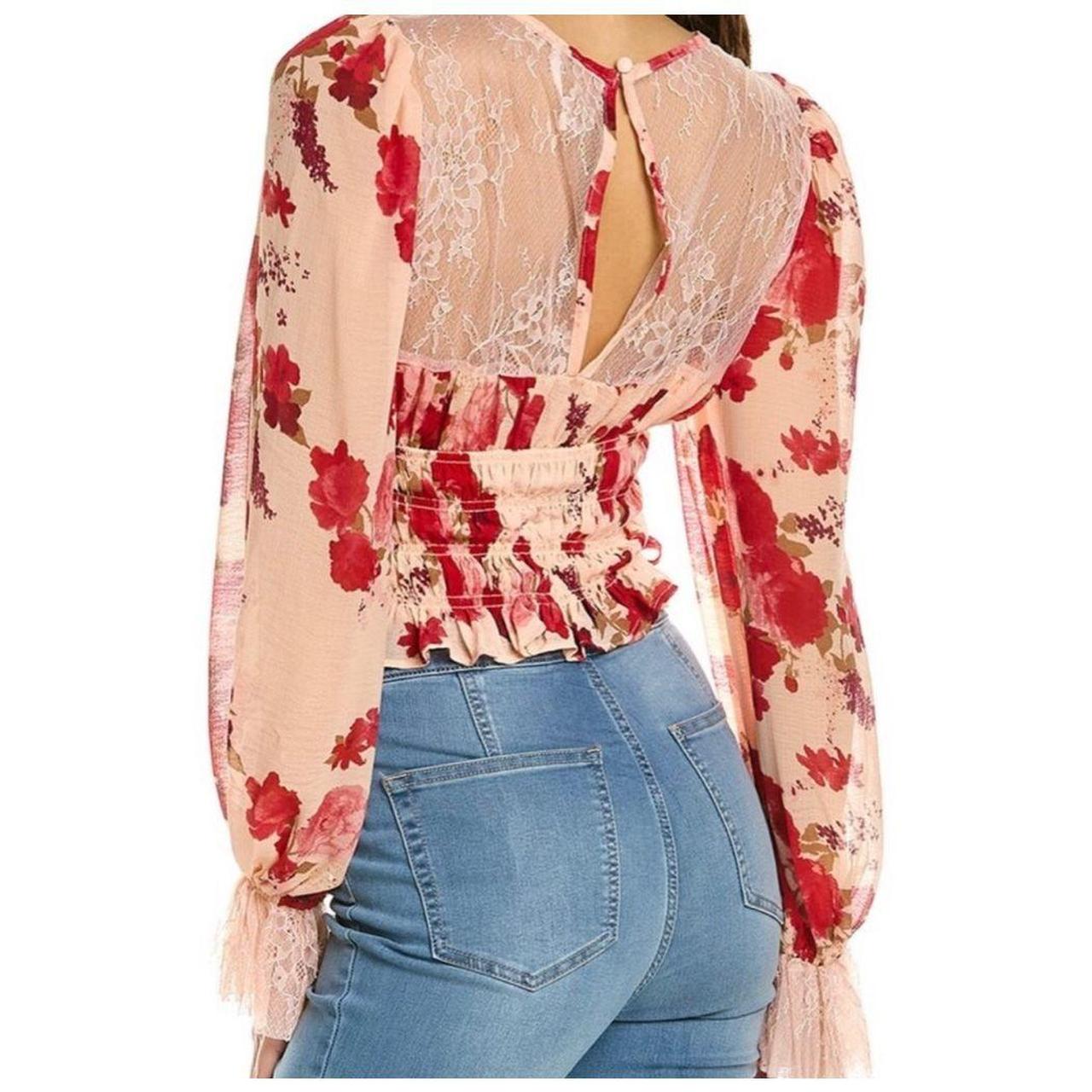 Free People Daphne Blouse In Romantic offers Combo