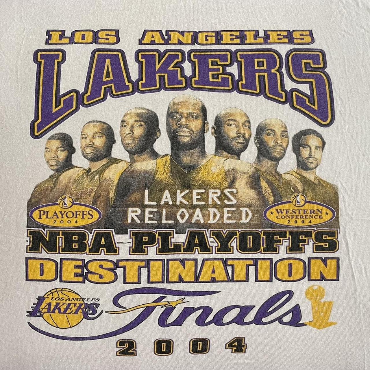 Vintage 2004 NBA Lakers Champions Reloaded T-Shirt Size XXL