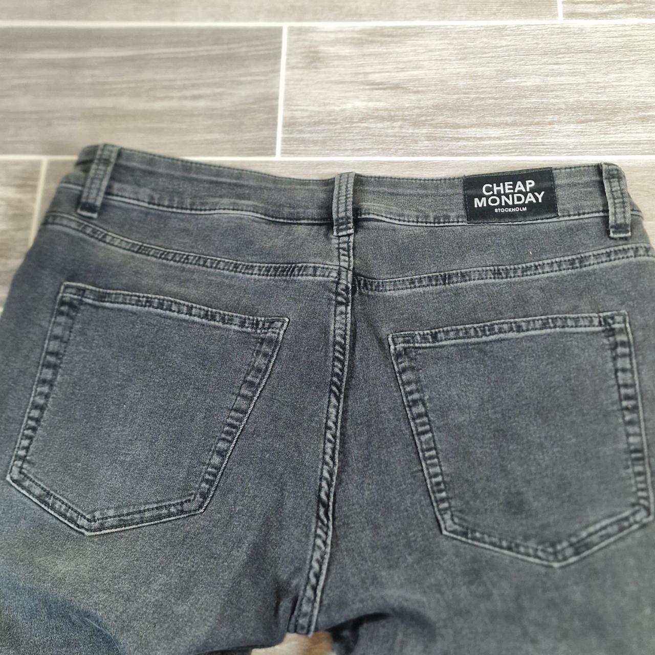 Cheap Monday Men's Grey Jeans | Depop