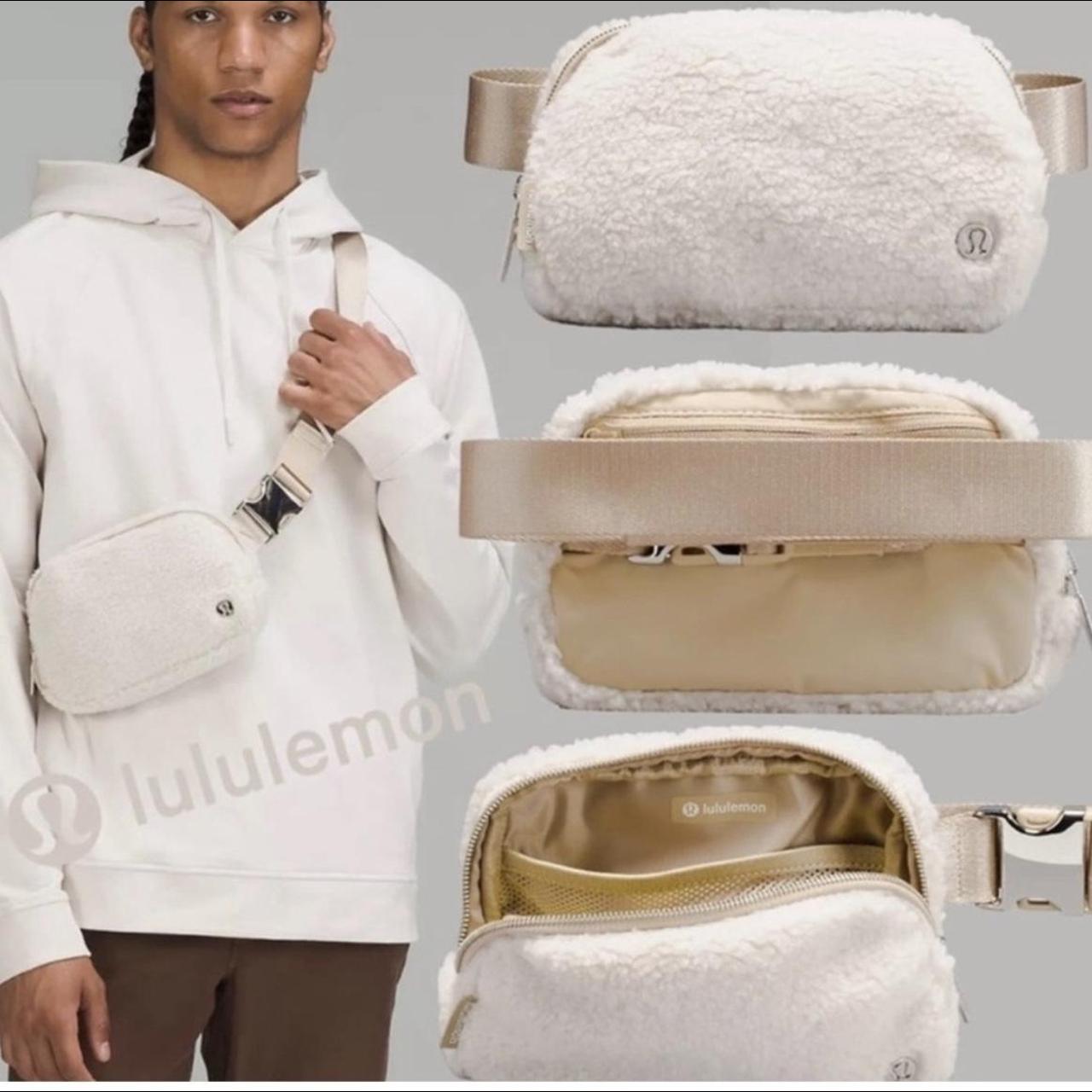 White Lululemon belt bag. This is a lovely - Depop