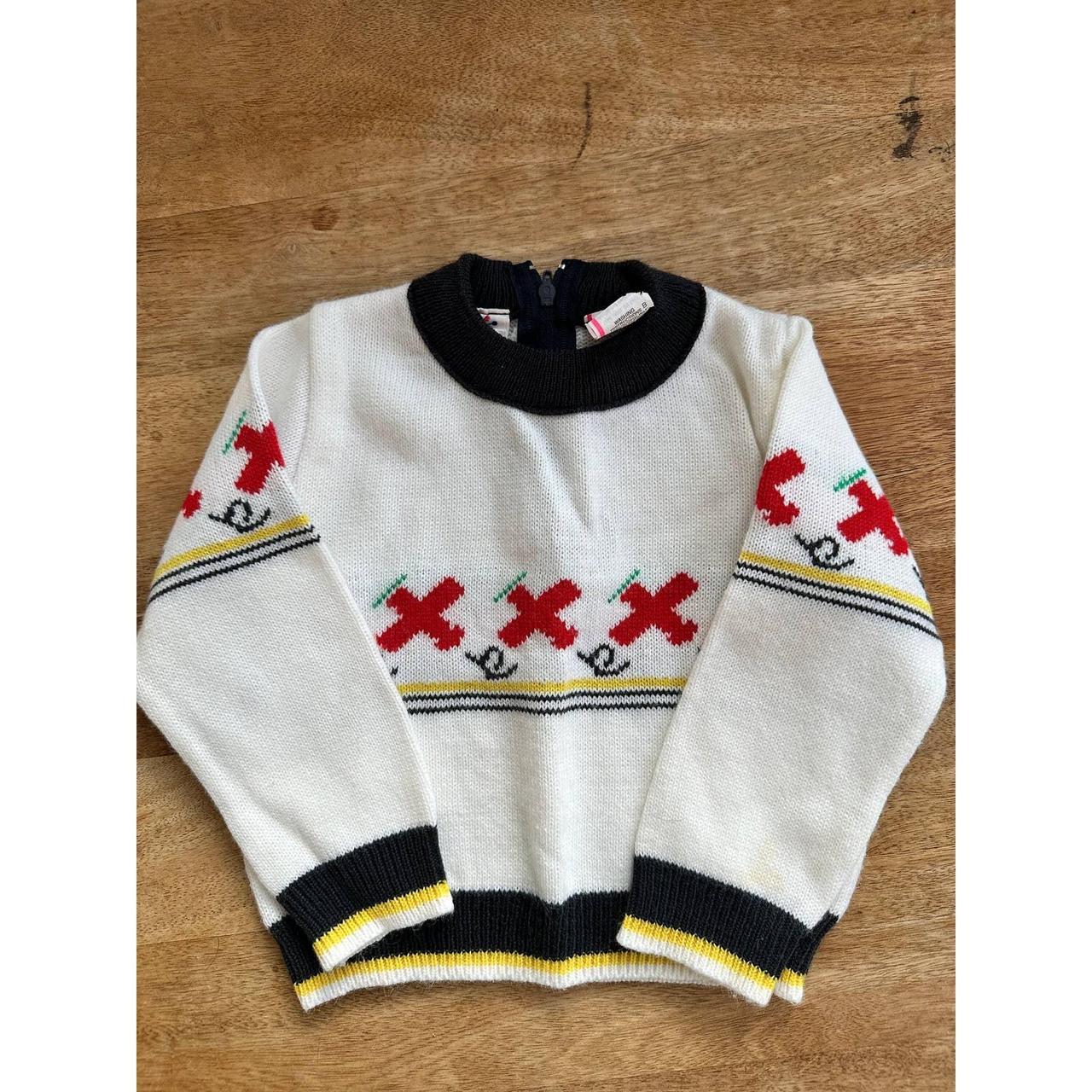 Vintage gorgeous kids sweater! Baby Bogs brand. Fits... - Depop