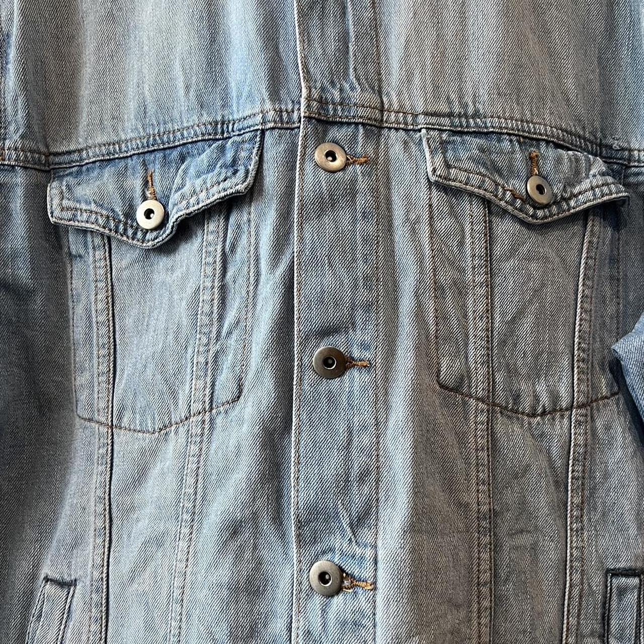 Jean Jacket Button Up Size XL Basic Jean Jacket... Depop