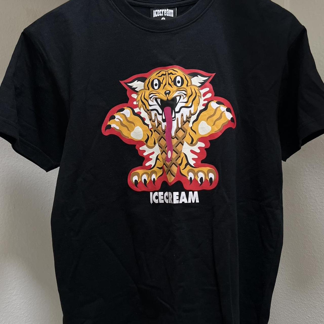 Ice Cream Tiger Tee Size S Ice Cream Tiger T-Shirt... - Depop