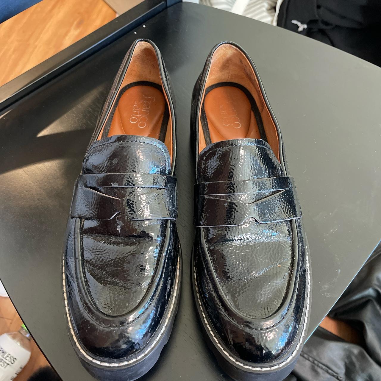 Franco sarto sale silver loafers