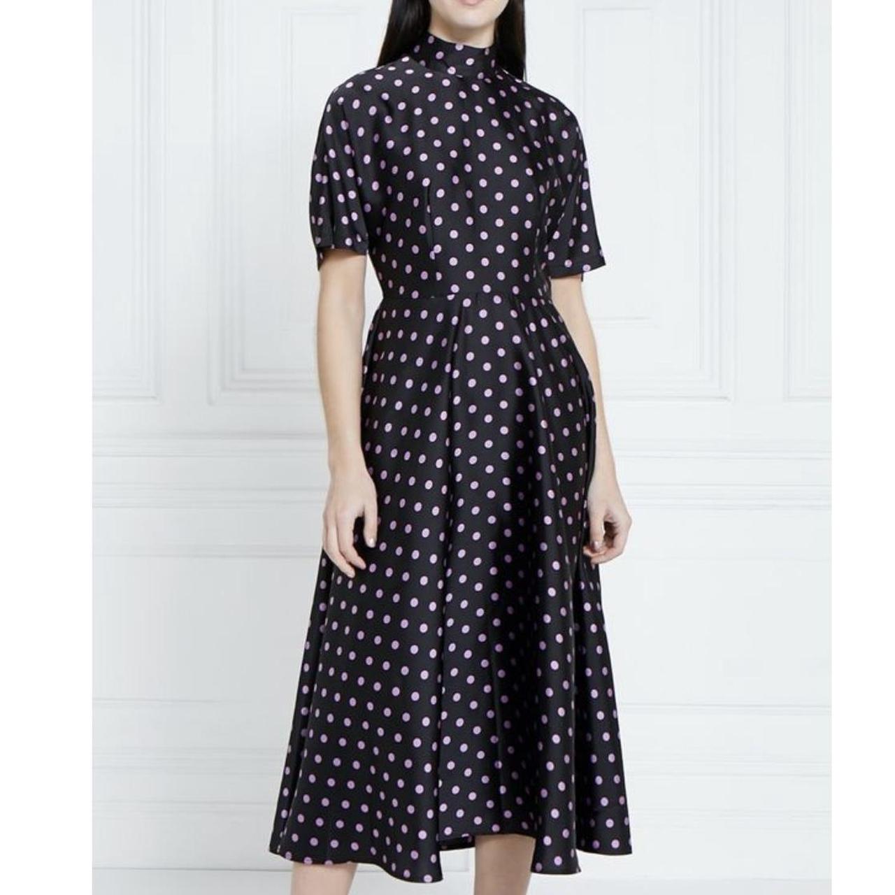 Dunnes Gallery polka dot dress High neck below. Depop