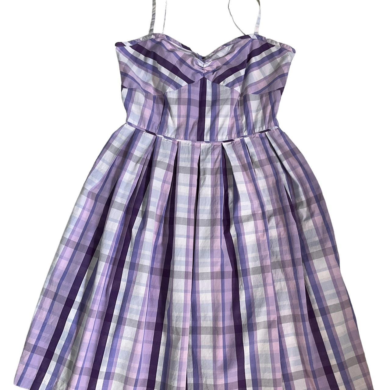 Ann taylor purple outlet dress