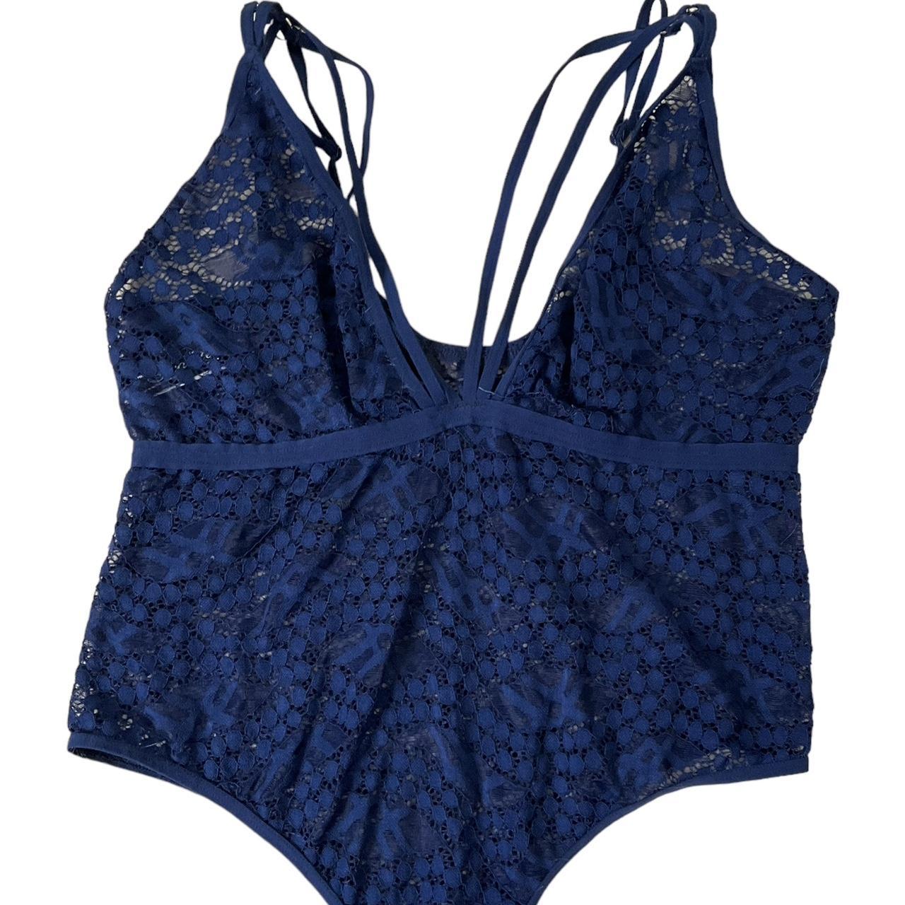 The Escante Collection Women Size XL Blue Bodysuit... Depop