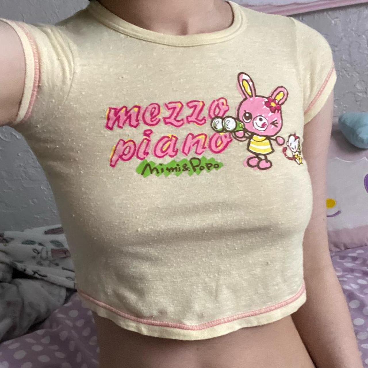 auto buy on yellow mezzo piano top! size is 110... - Depop