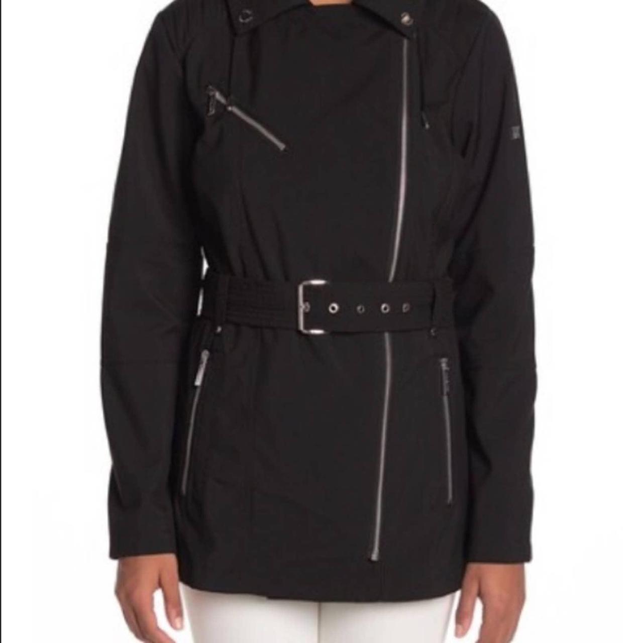 Michael kors asymmetrical deals trench