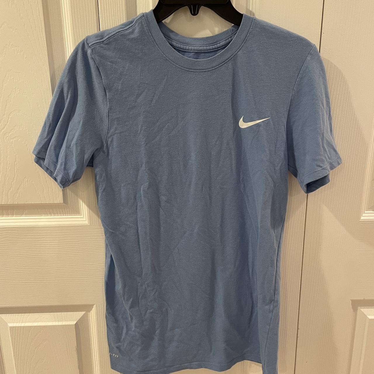 Nike Men's Blue T-shirt | Depop