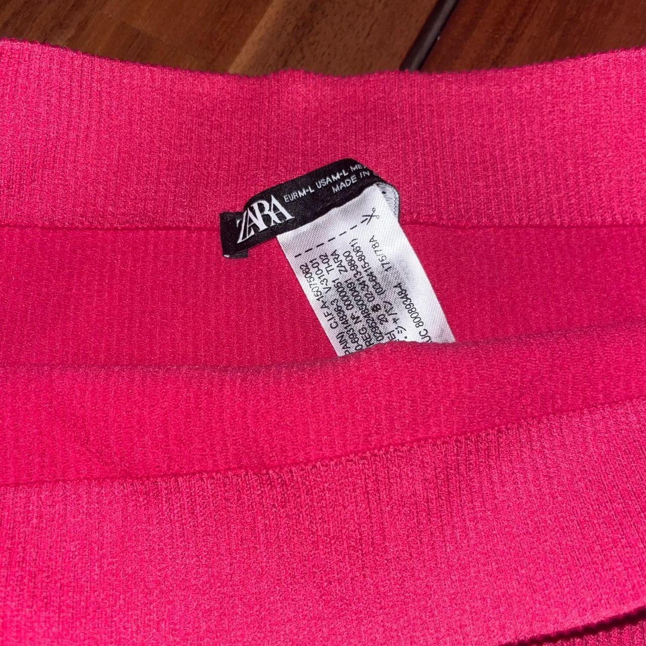 Zara seamless raspberry pink cycling shorts Size... Depop