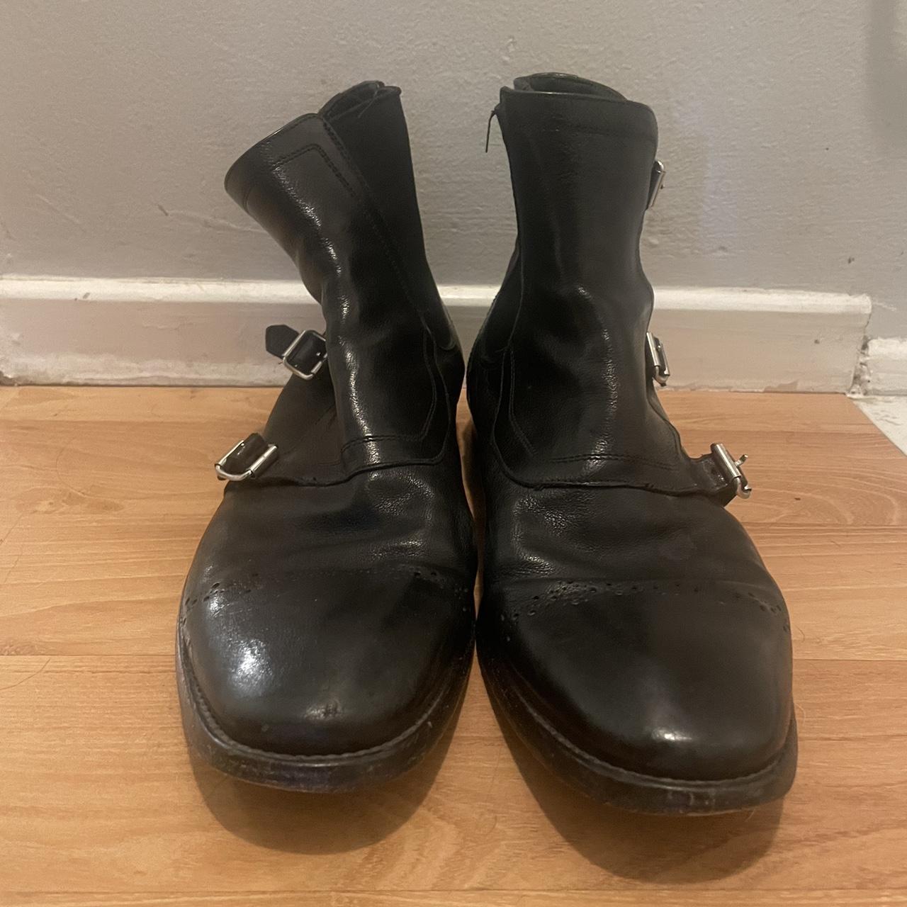 alexander mcqueen combat boots