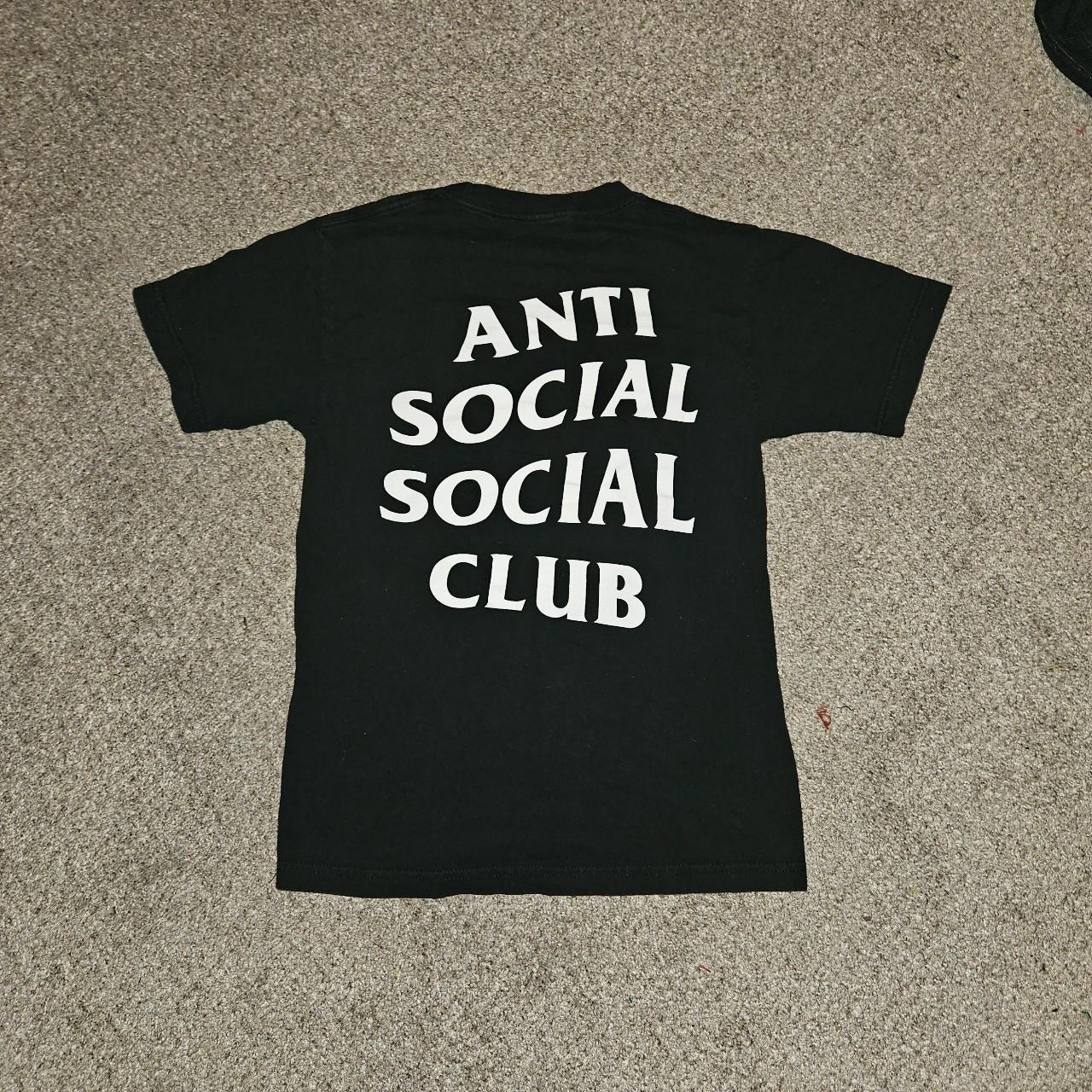 Anti Social Social Club Men's Black and White T-shirt