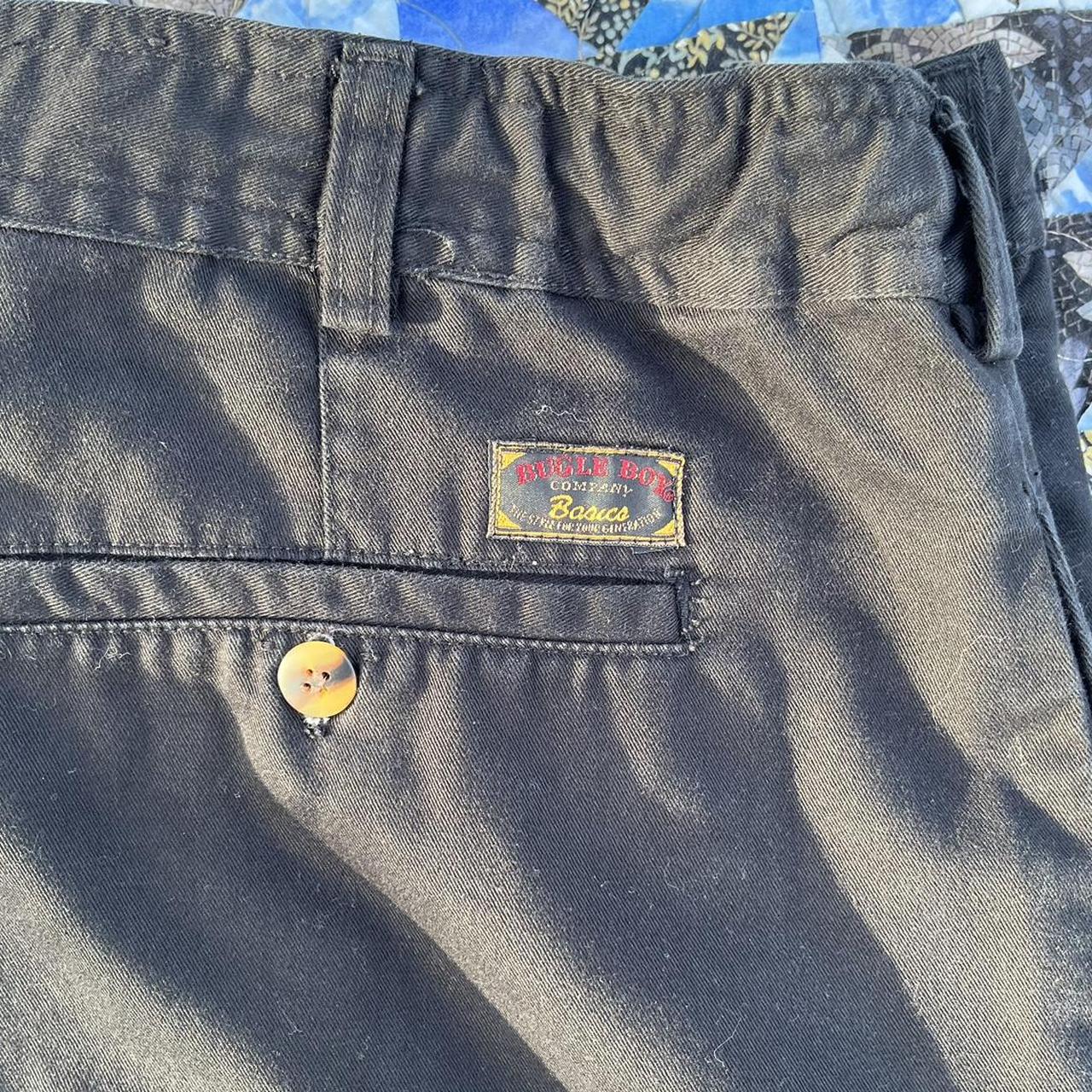 OG BUGLE BOY COMPANY BASICS BLACK SLACKS/PANTS THE... Depop