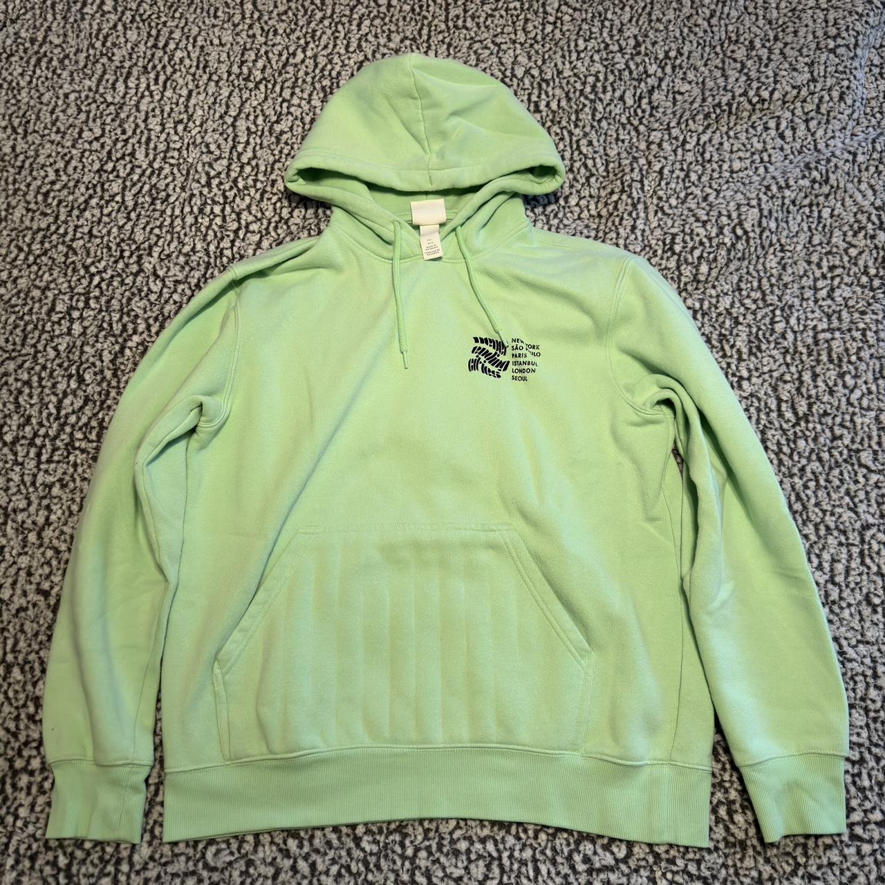 Neon green best sale hoodie h&m