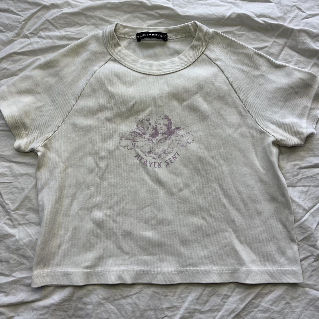 Brandy Melville Baby Angel Heaven Sent Top DM for... - Depop