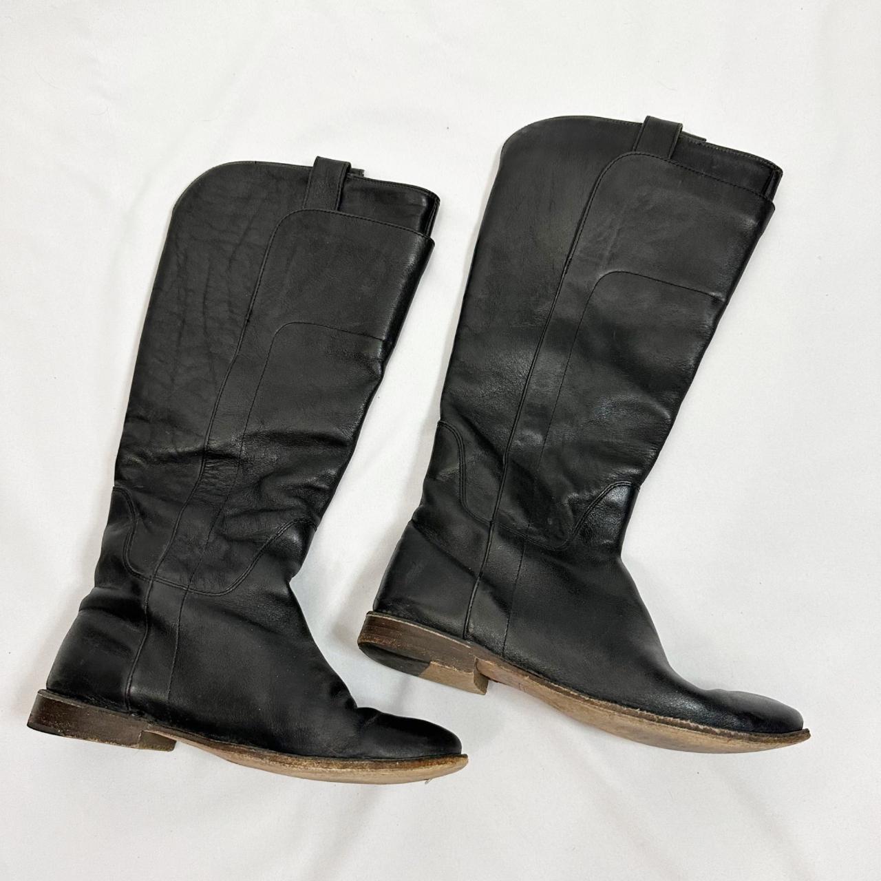 Frye Women's Black Boots | Depop