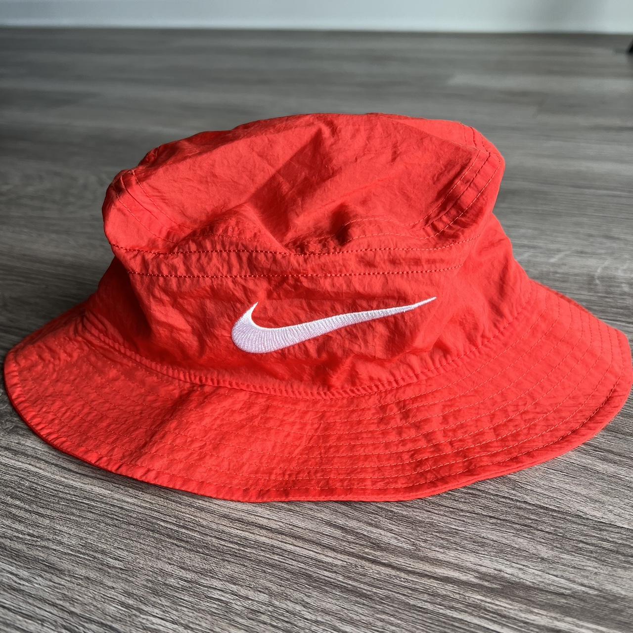 mens red nike bucket hat