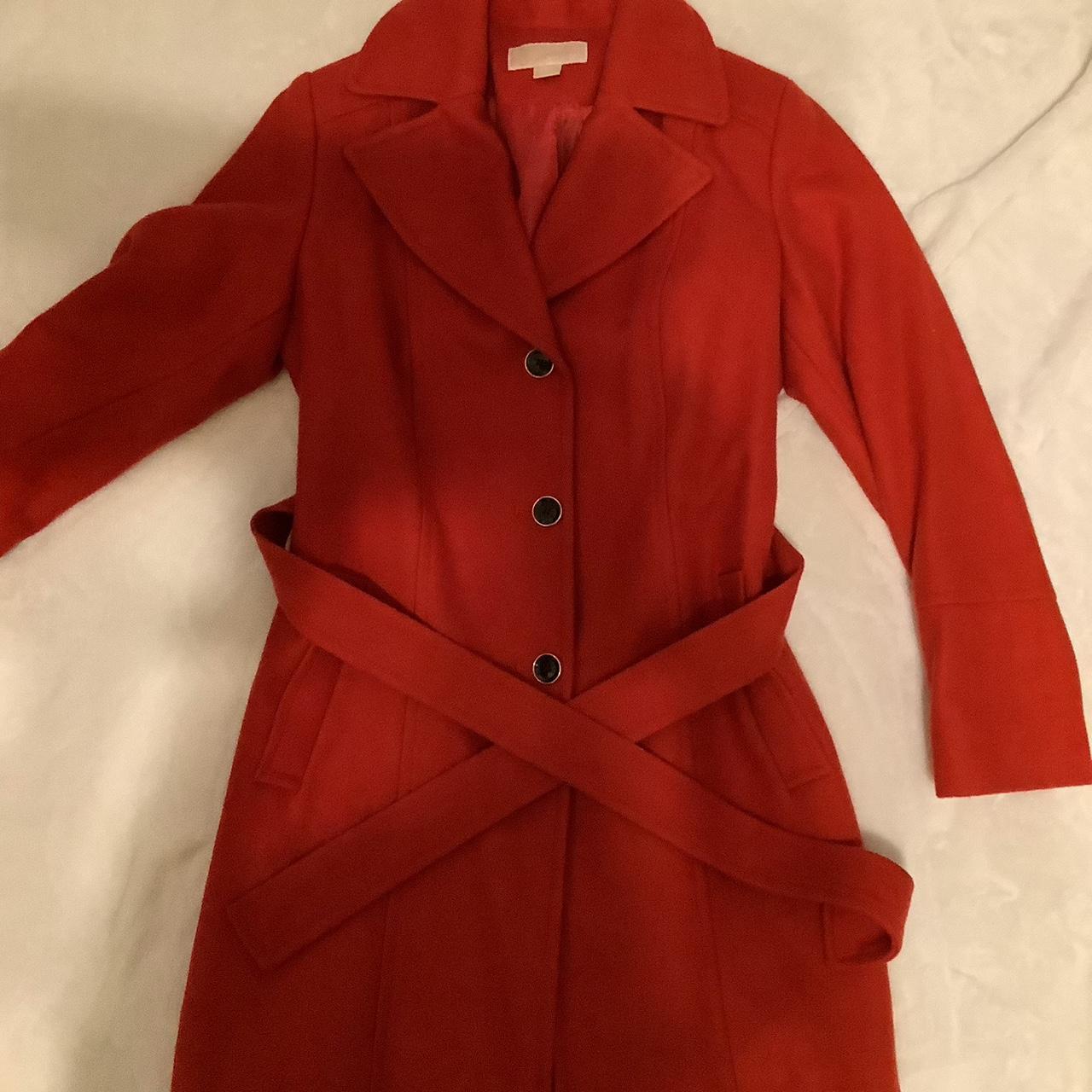 Michael kors hot sale red peacoat