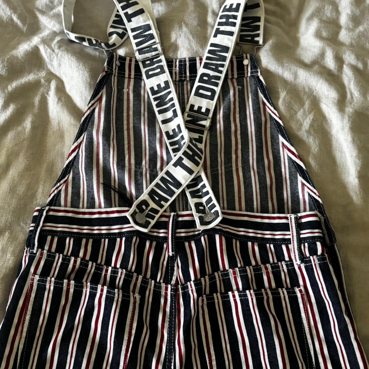 ❤️‍🔥🪩Vintage Dangerfield overalls ❤️‍🔥🪩 Red/white/blue