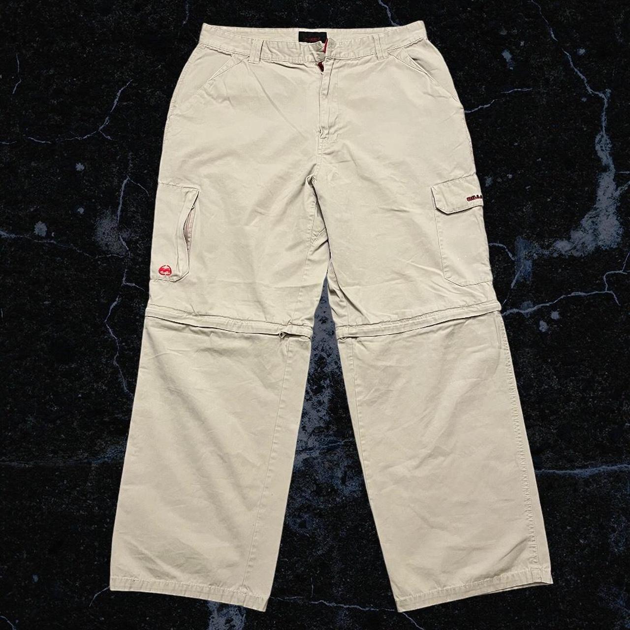 Billabong Men's Cream Trousers Depop