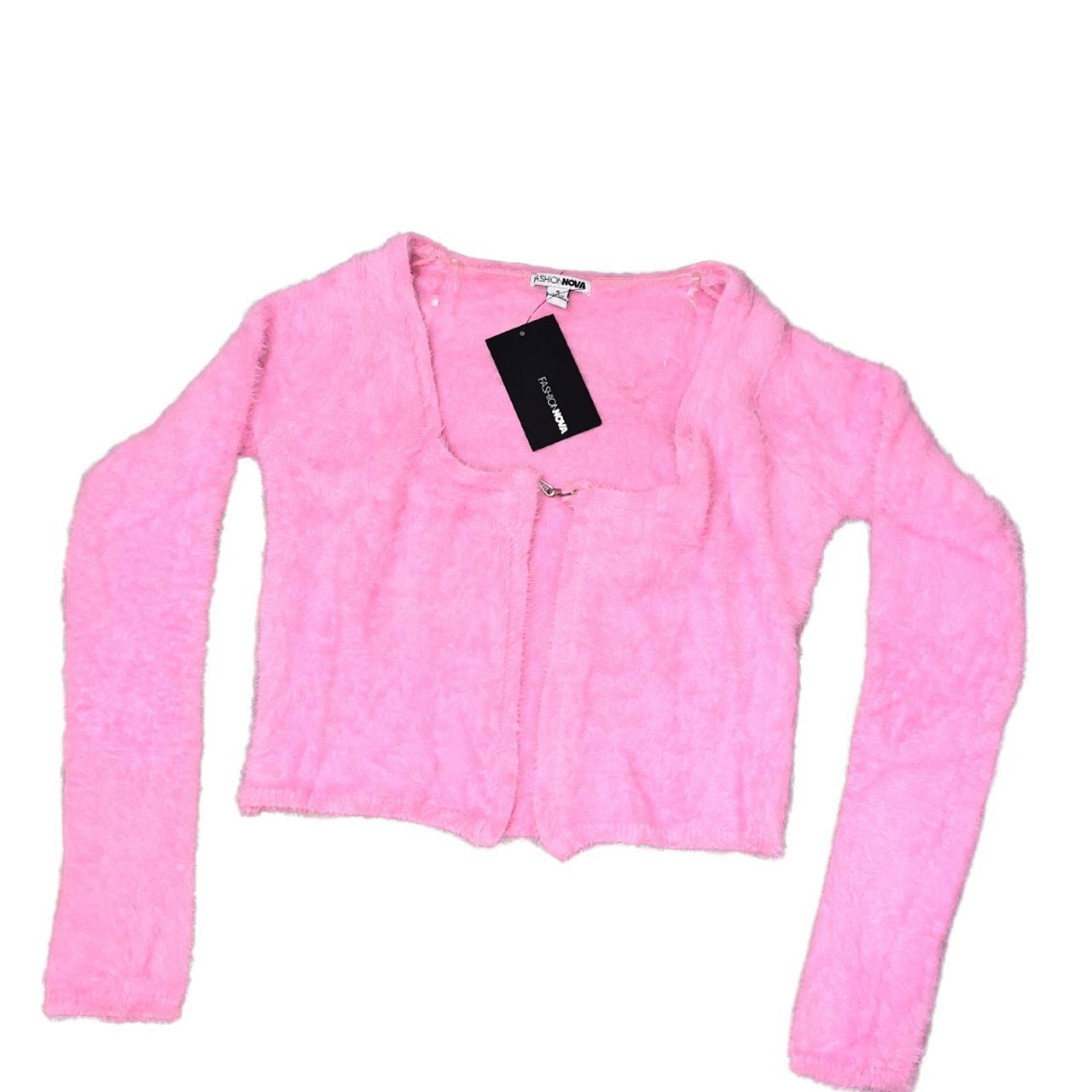 Women's Pink Cardigan Depop