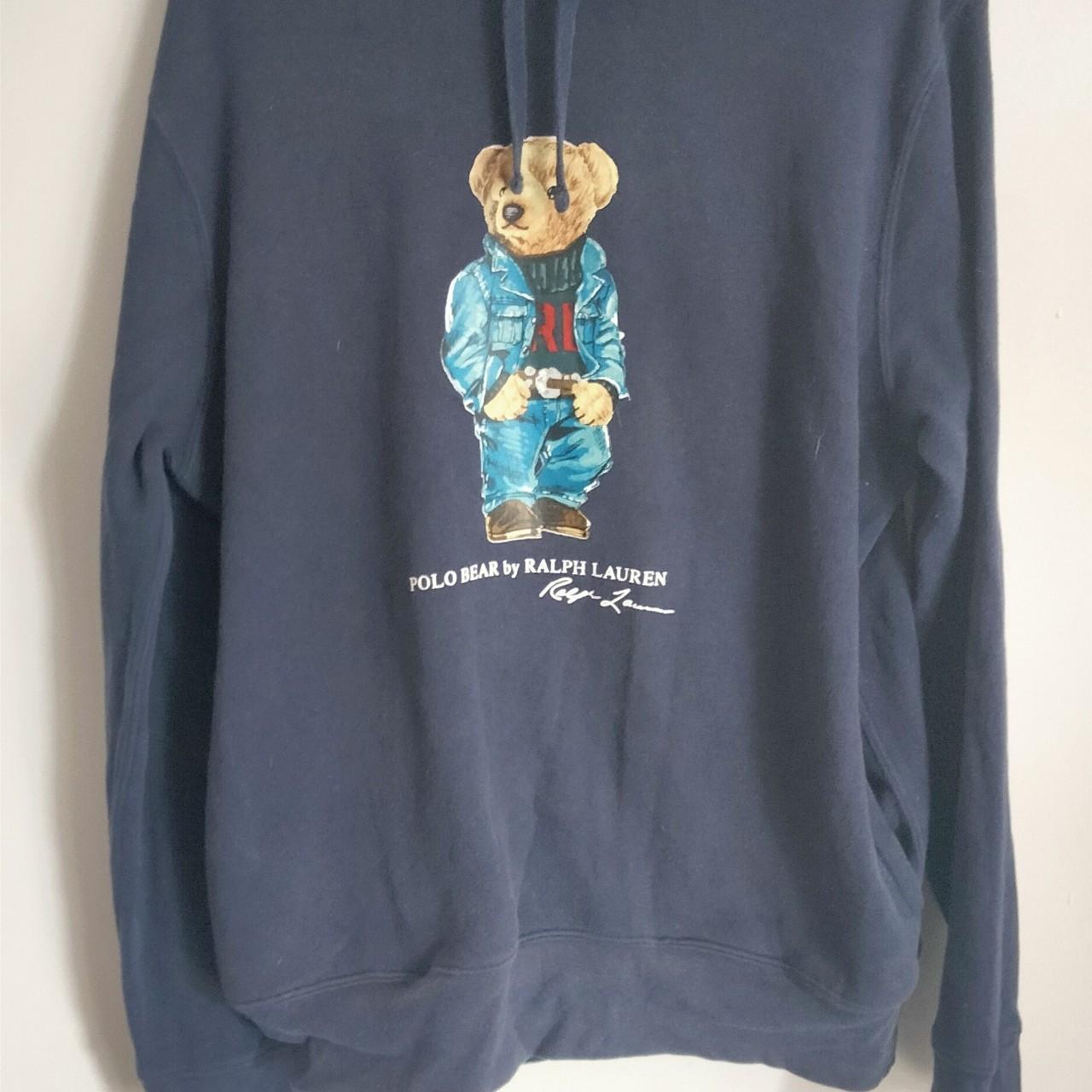 Polo bear hoodie immaculate condition worn twice for... Depop