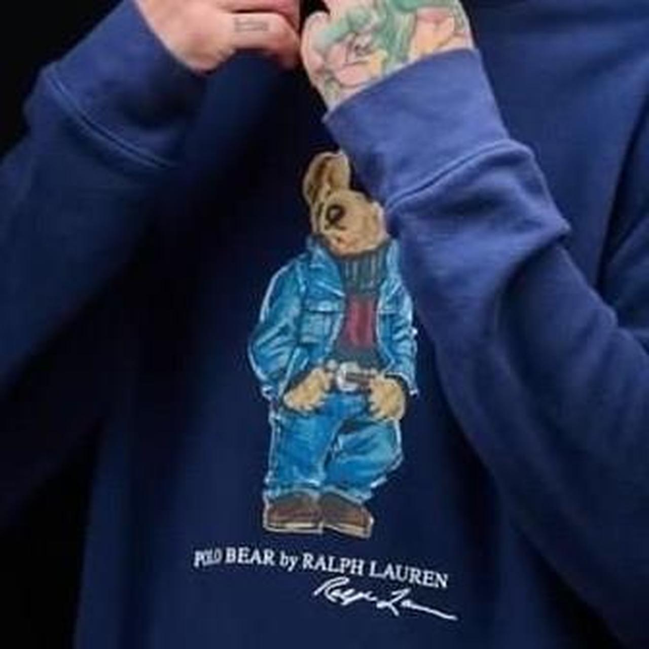 Polo bear hoodie immaculate condition worn twice for... Depop