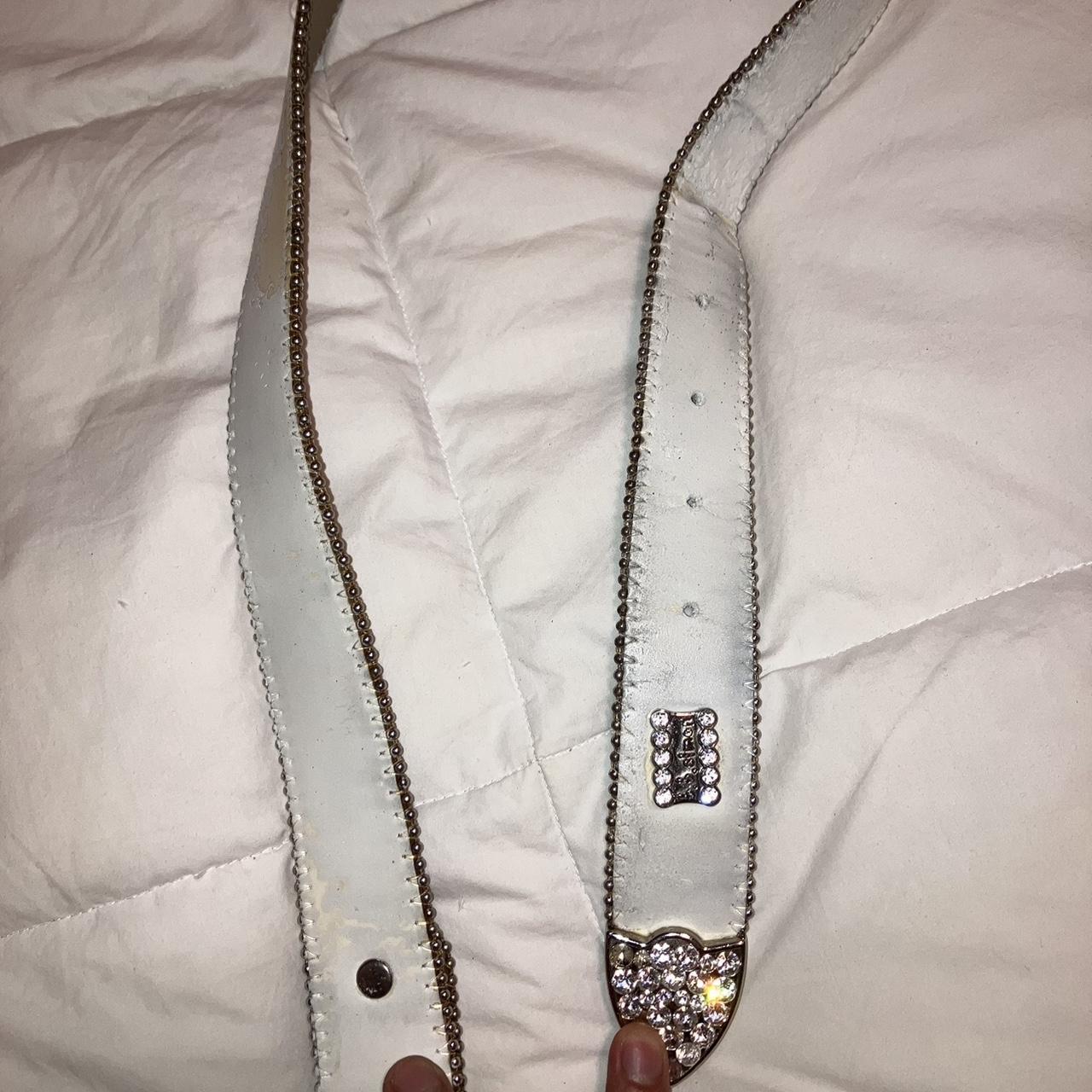 bb simon white Belt ONLY - Depop