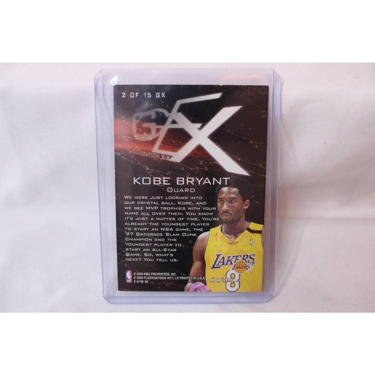 Kobe Bryant Generation E-X Skybox of 15 GX is a...