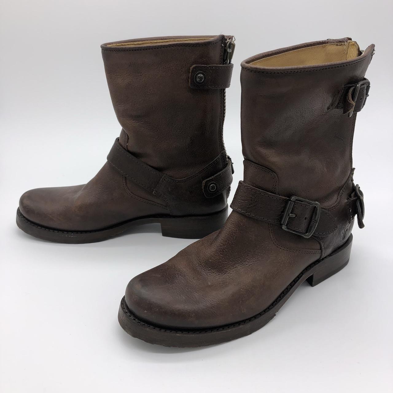 Frye zip hotsell back boots